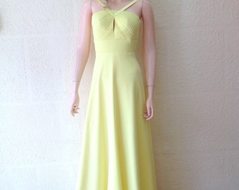 Pale Yellow Prom Dresses